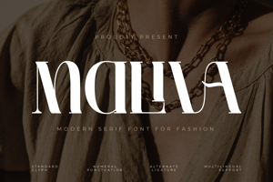 Related font Maliva