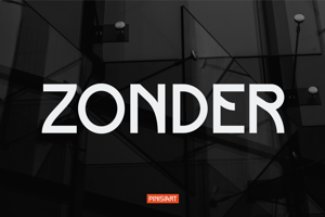 Related font ZONDER
