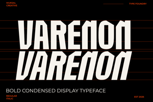 Related font Varenon
