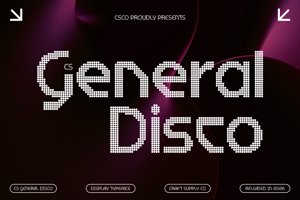 Related font CS General Disco