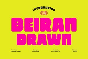 Related font CS Beiran Drawn