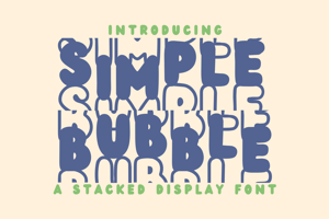 Simple Bubble Stacked