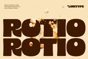 Related font Rotio - Bold Font