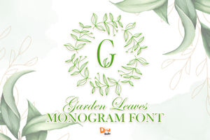 Garden Leaves Monogram