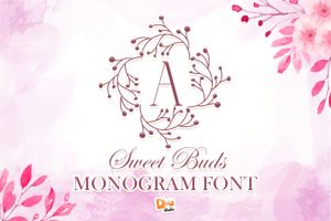 Related font Sweet Buds Monogram