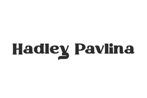 Related font Hadley Pavlina