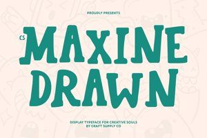 Related font CS Maxine Drawn