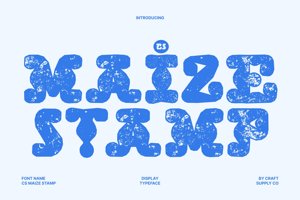 Related font CS Maize Stamp