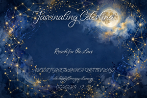 Related font Fascinating Celestina
