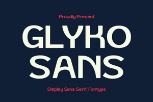 Related font Glyko Sans