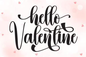 Related font Hello Valentine
