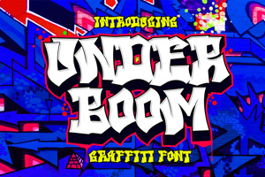 Related font Unde Boom Graffiti