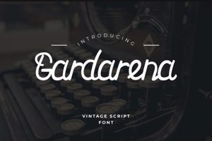 Related font Gardarena Creative Wedding