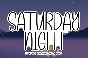 Related font Saturday Night
