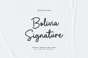 Bolivia Signature