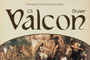 Related font CS Valcon Drawn