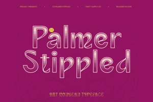 Related font CS Palmer Stippled