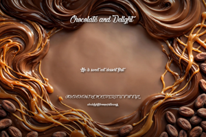 Related font Chocolate and Delight