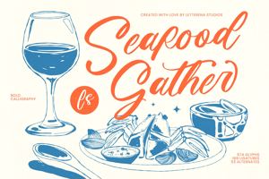 Related font Seafood Gather VERSION