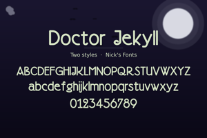 Related font Doctor Jekyll