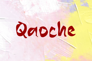 Related font Qaoche