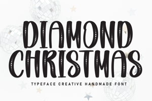 Related font Diamond Christmas