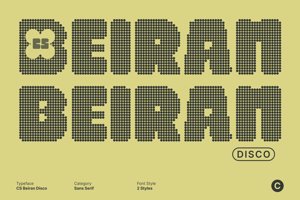 Related font CS Beiran Disco