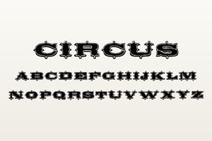 Related font Circus Ornate