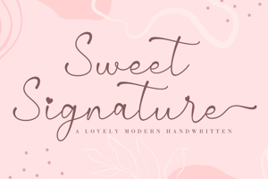 Sweet Signature