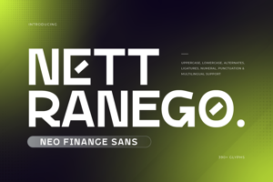 Related font Nett Ranego