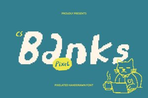 Related font CS Banks Pixel