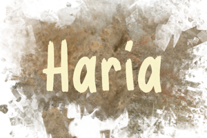 Related font h Haria