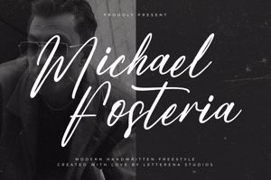 Related font Michael Fosteria VERSION