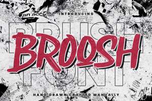 Related font Broosh