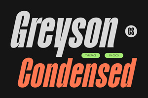 Related font CS Greyson