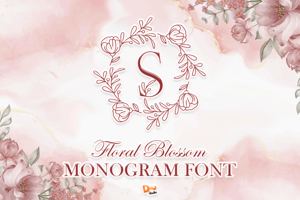 Floral Blossom Monogram