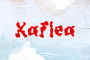 Related font Xaflea