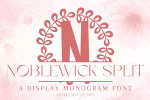 Noblecraft Split Monogram