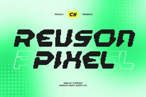 Related font CS Revson Pixel