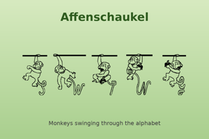 Related font Affenschaukel