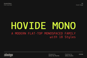 Related font Hovide Mono