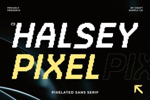 Related font CS Halsey Pixel