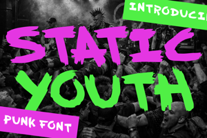 Related font Static Youth