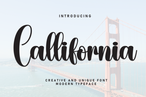 Related font Callifornia