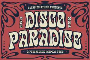 Related font Disco Paradise