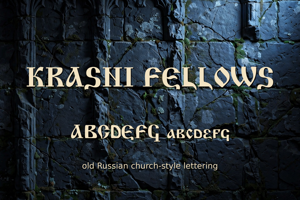 Related font Krasni Fellows