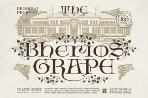 Related font Bherios Grape
