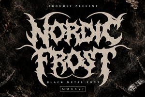 Related font Nordic Frost