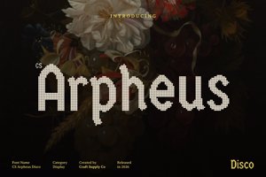 Related font CS Arpheus Disco