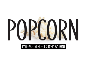 Related font Popcorn